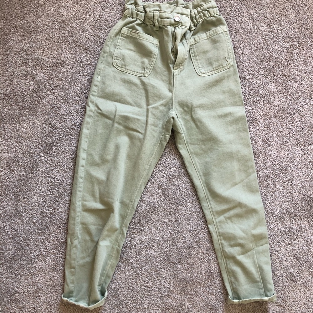 Sage green pants